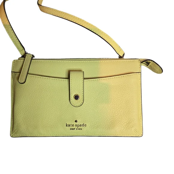 Kate Spade Jackson Small Tab Crossbody Limelight - Picture 2 of 10